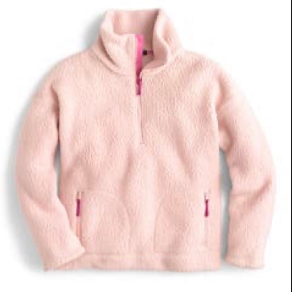 JCrew Polartec 1/4 zip Sherpa Fleece